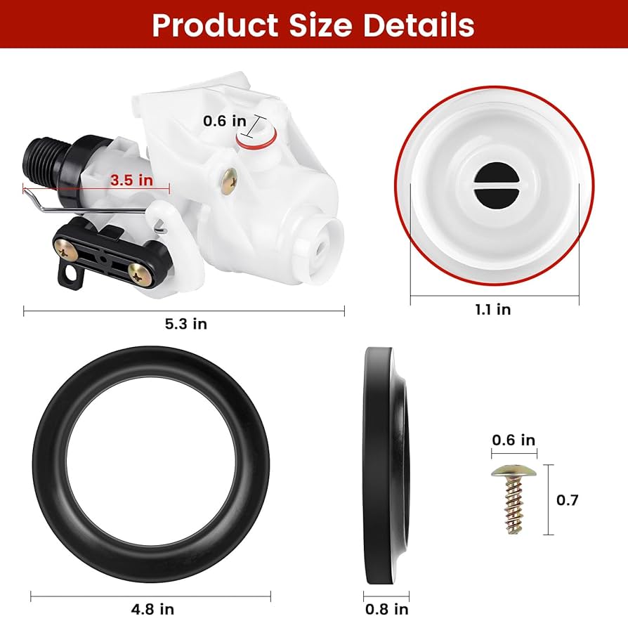 tomo　0507 Amazon.com: Toilet Water Valve Replacement Kit 31688 Trailer